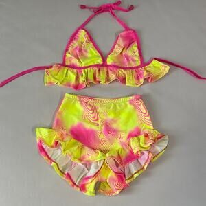 Tie Dye Festival Top & Shorts Set